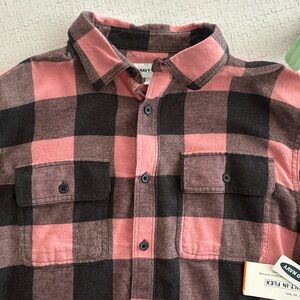Men's Flannel Plaid Long Sleeve Shirt